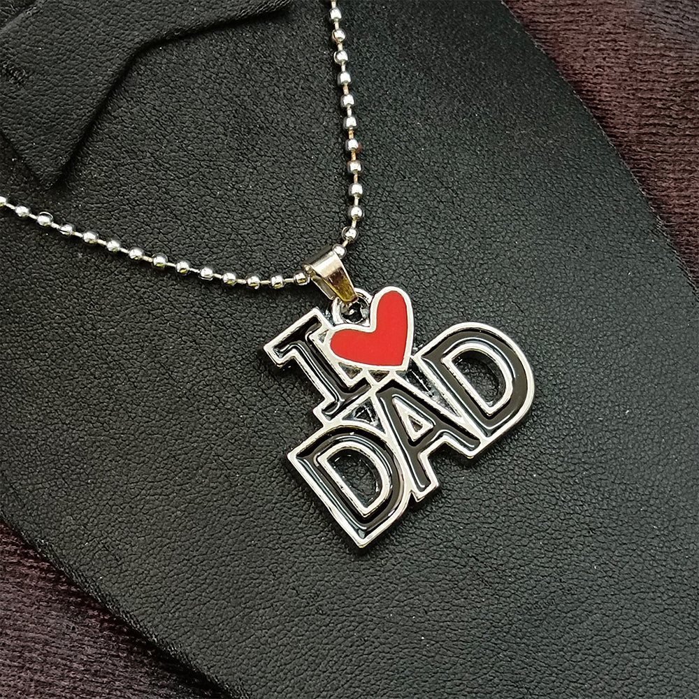 Urthn " I Love Dad" Chain Pendant
