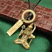 Urthn Shiva Mahadev Thread Pendent For Men (Pack Of 6)