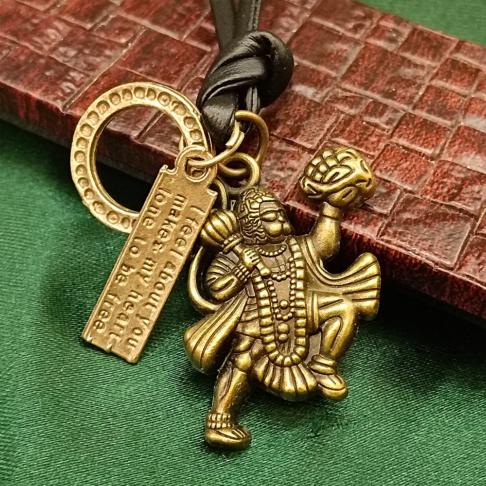 JewelMaze Hanuman Thread Pendent For Men