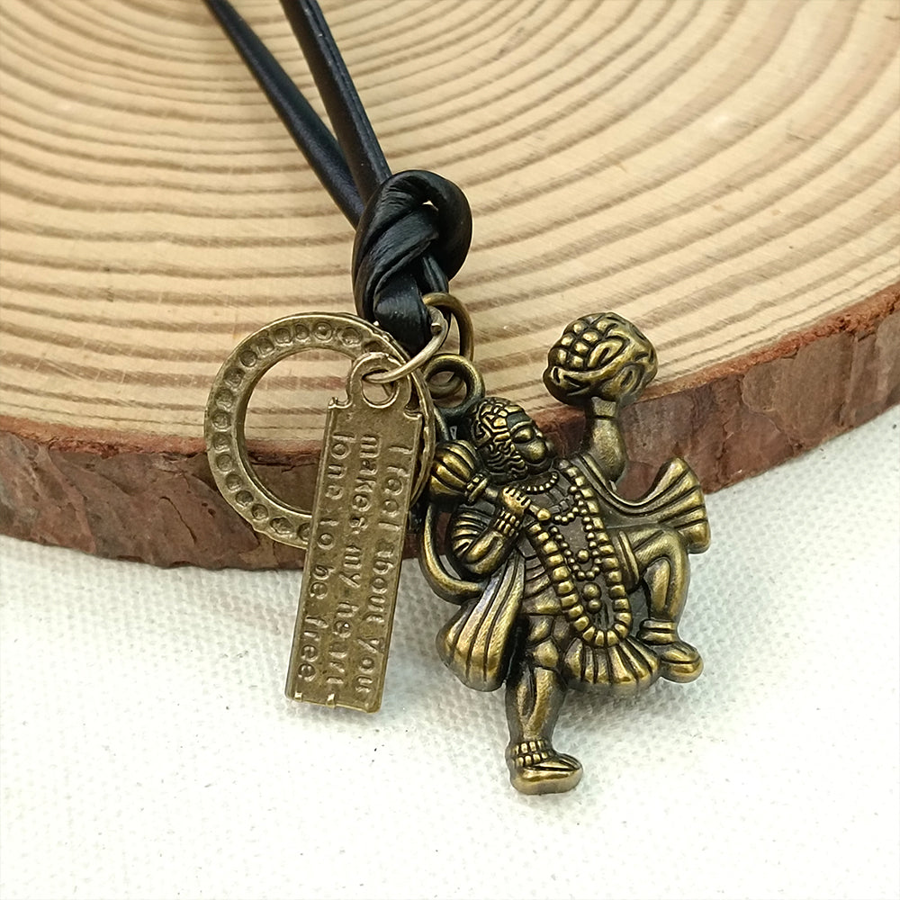 JewelMaze Hanuman Thread Pendent For Men