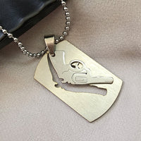 Urthn Gun Dog Chain Pendant For Men (Pack Of 6)
