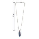 Urthn Stylish Feather chain pendent for men (Pack Of 6)
