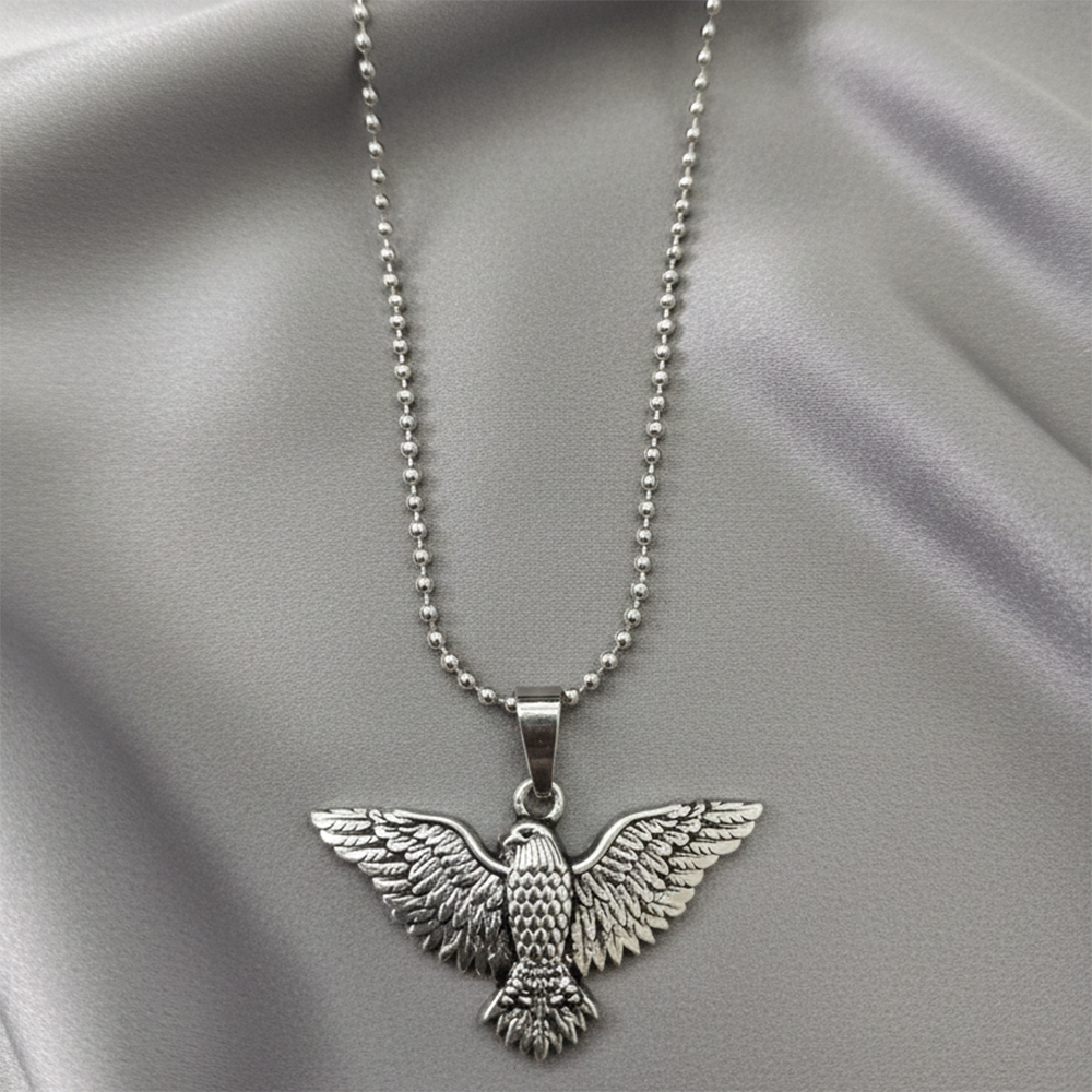 Urthn Stylish Eagle Mens Necklace (Pack Of 6)