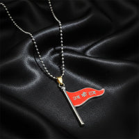 Urthn Mens Devotional Jai Shree Ram Pendant with Chain(Pack of 6)