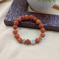 Urthn Spiritual Rudraksha Buddha Charm Bracelet