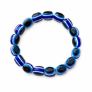Urthn Blue Evil Eye Beads Unisex Bracelet   (Pack of 6)