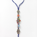 Urthn Mystic Hamsa Hand Beads Bracelet For Men (Set of 6)