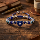 Urthn Protective Charm Evil Eye Beads Bracelet  For Men (Set of 6)