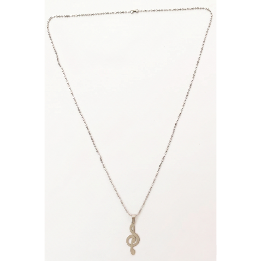 Urthn Treble Clef Chain Pendant for Men (Pack of 6)