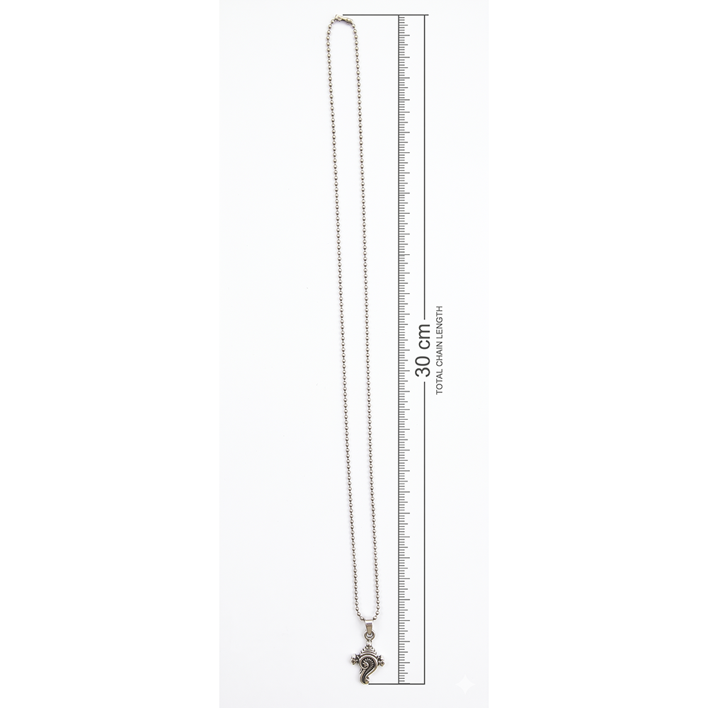 Urthn Vishnu Shankh Chain Pendant for Men  (Pack of 6)