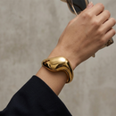 Urthn Exclusive Gold Finish Kada Bracelet for women(Pack of 6)