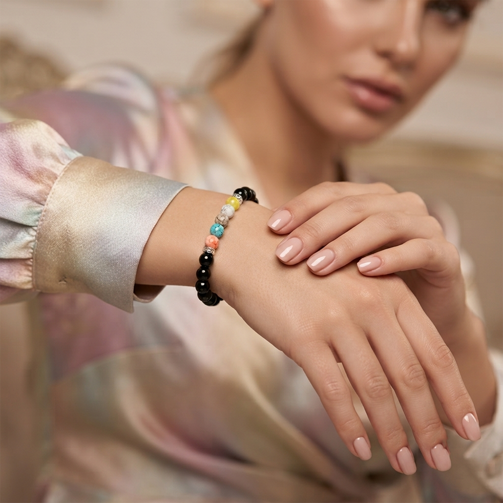 Urthn Energy Stone Chakra Beads Bracelet