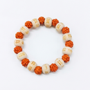 Urthn Handcrafted Spiritual Rudraksh Beads Bracelet(Pack of 6)