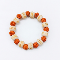 Urthn Handcrafted Spiritual Rudraksh Beads Bracelet(Pack of 6)