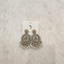 Dhwani Gold Plated Crystal Stone And Beads Dangler Earrings