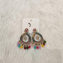 Dhwani Gold Plated Crystal Stone And Beads Dangler Earrings