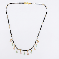 Urthn Teardrop Charms Trendy Mangalsutra For Women (Pack of 3)