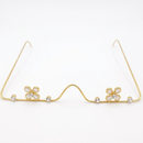 Urthn Crytsal Stone Luxury Inspired Facelets Jewellery Bridal Face Frame (Pack Of 3)