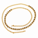 Urthn Elegant  Austrian Stone Kamarbandh / Waist Chain for Women And Girls