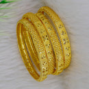 Mahavir Dye Gold Plated Designer Bangles Set (Pack of 6)