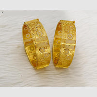 Mahavir Dye Gold Plated Designer Openable Bangles Set (Pack of 6)