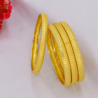 Mahavir Dye Gold Plated Designer Bangles Set