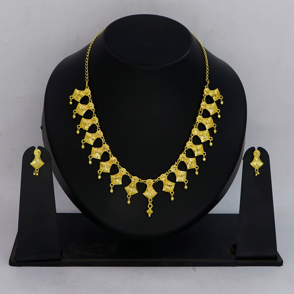 Mahavir Traditional Gold Forming Look Jewellery Set (Pack of 6)
