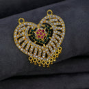Mahavir Stylish DYE Gold Plated Austrian Stone Pendant for Women