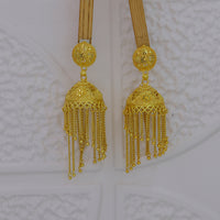 Mahavir DIY Gold Plated Traditional Jhumki Earrings (Pack of 12)