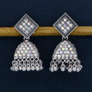 Mahavir Oxidised Plated Jhumki Earrings