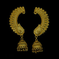 Mahavir DYE Gold Plated Premium Earcuff Jhumki Earrings