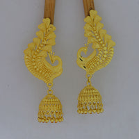 Mahavir DIY Gold Plated Traditional Jhumki Earrings (Pack of 12)