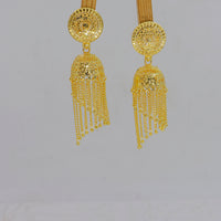 Mahavir DIY Gold Plated Traditional Jhumki Earrings (Pack of 12)