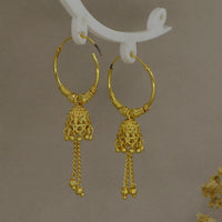 Mahavir DYE Gold Plated Premium Jhumki Earrings