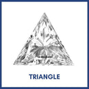 Golay Buchel Triangle Shape Cubic Zirconia Stone (3mm to 6mm)