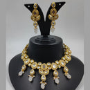 Knigght angel  Gold Plated Kundan Necklace Set
