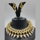 Knigght angel  Gold Plated Kundan And Beads Necklace Set
