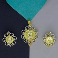 Mahavir Dye Gold Plated Designer Pendant Set (Pack of 6)