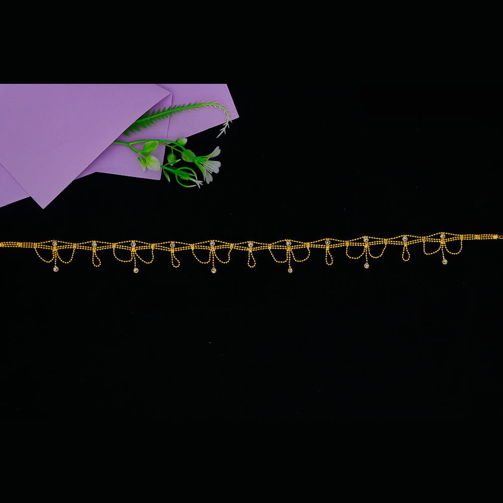 Mahavir Classic DYE Gold Plated Kamarband (Pack of 6)