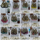 Pride Sparkling Crystal Pearl And Bead Drop Earrings
