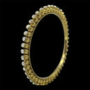 Amity Arts Gold Plated Austrian Stone Bangle (2 Piece)