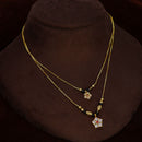 Mahavir Gold Plated Beautiful Austrian Stone Necklace