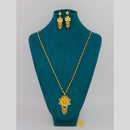 Mahavir Dye Gold Plated Designer Chain Pendant Set (Pack of 6)