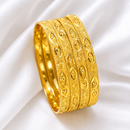 Mahavir Dye Gold Plated Designer Bangles Set