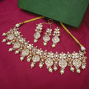 Arham Designer Polki Kundan Necklace Set with Premium Glamorous Finish