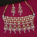 Arham Designer Polki Kundan Necklace Set with Premium Glamorous Finish