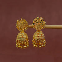 Mahavir DYE Gold Plated Premium Pearl Jhumki Earrings (Pack of 6)
