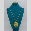 Mahavir Dye Gold Plated Meenakari Designer Chain Pendant Set (Pack of 6)