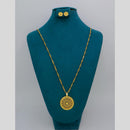Mahavir Dye Gold Plated Designer Chain Pendant Set (Pack of 6)