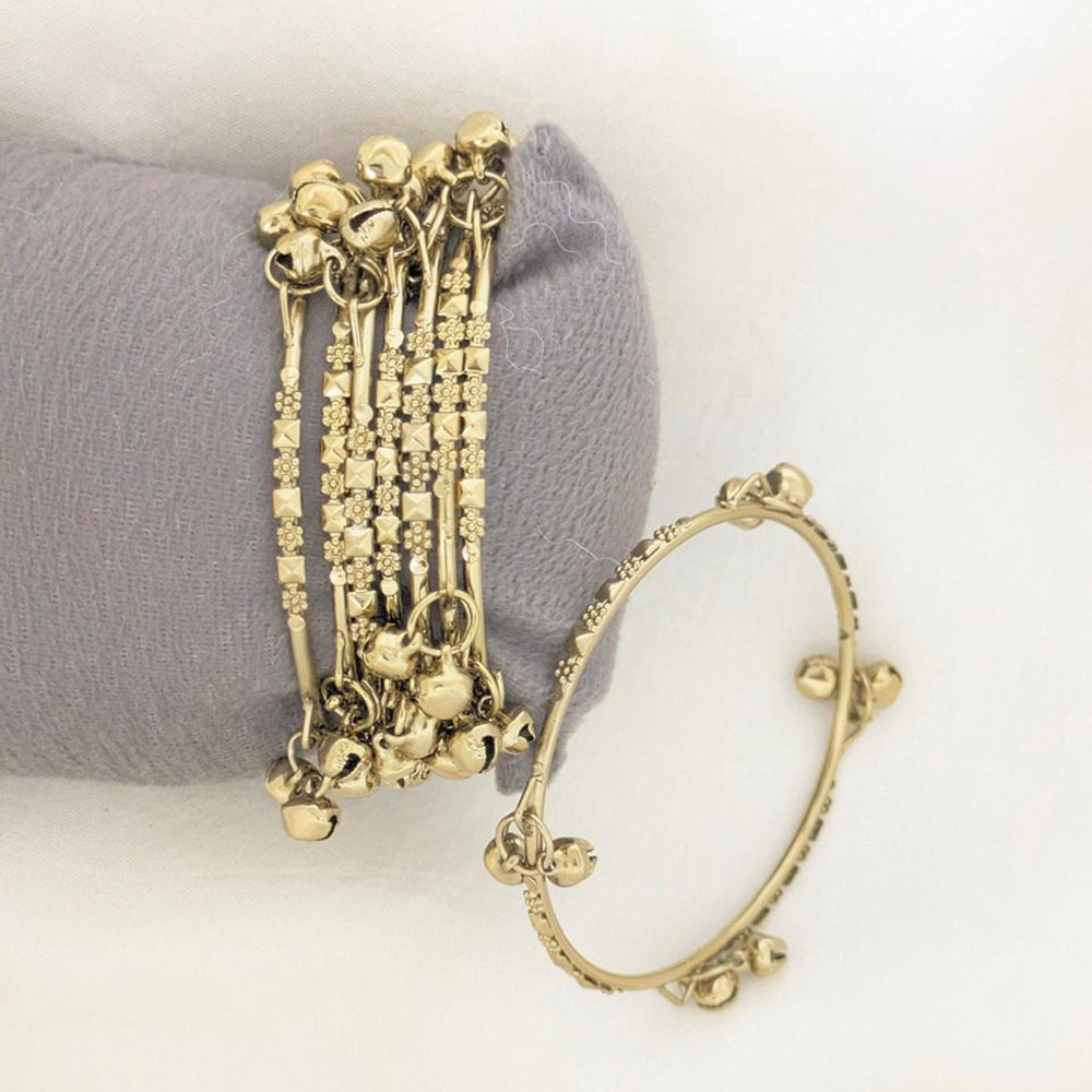 Shree Asha Bangles Mehndi Plated Kashmiri Bangles Set